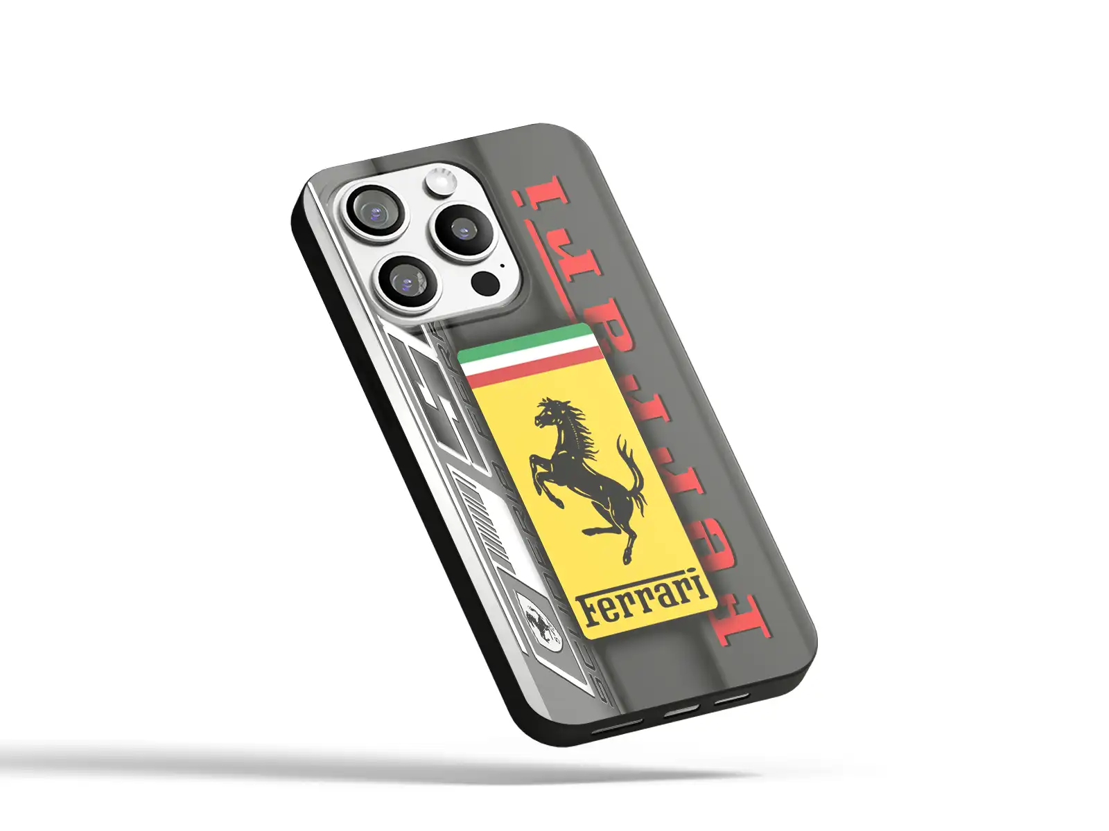Ferrari Étui Silicone Smartphone Design Robuste Stylé